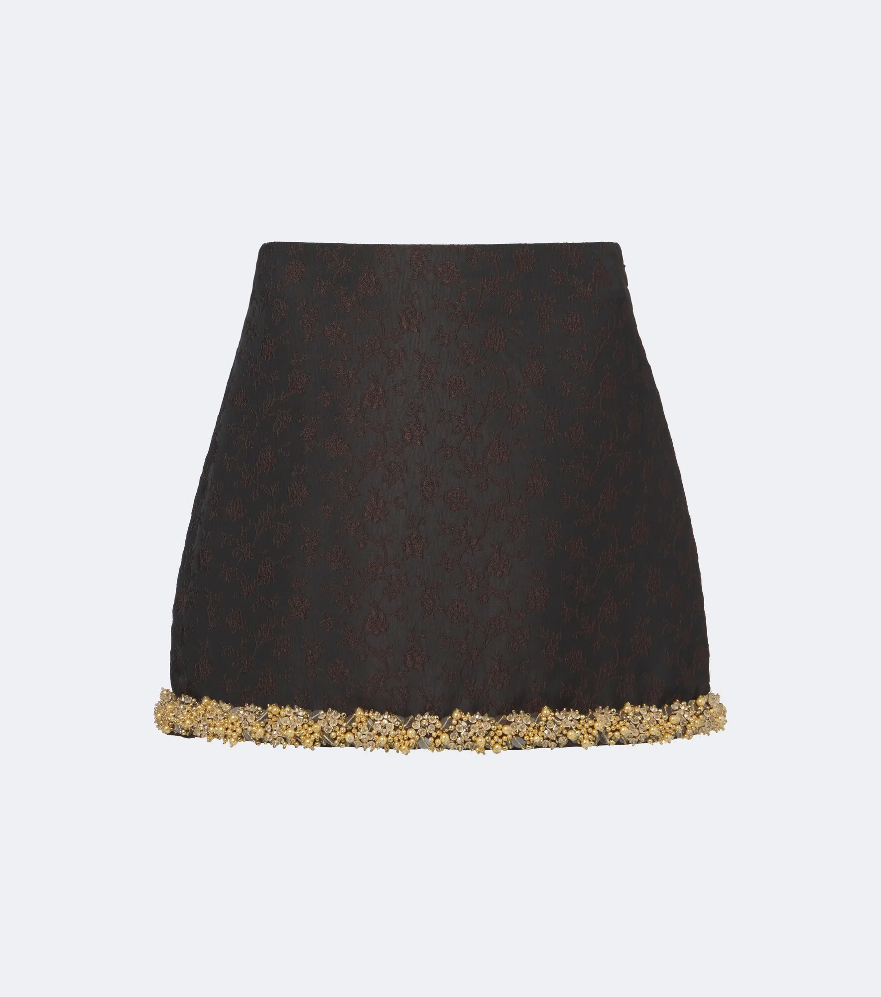 Idina embellished jacquard miniskirt - 1