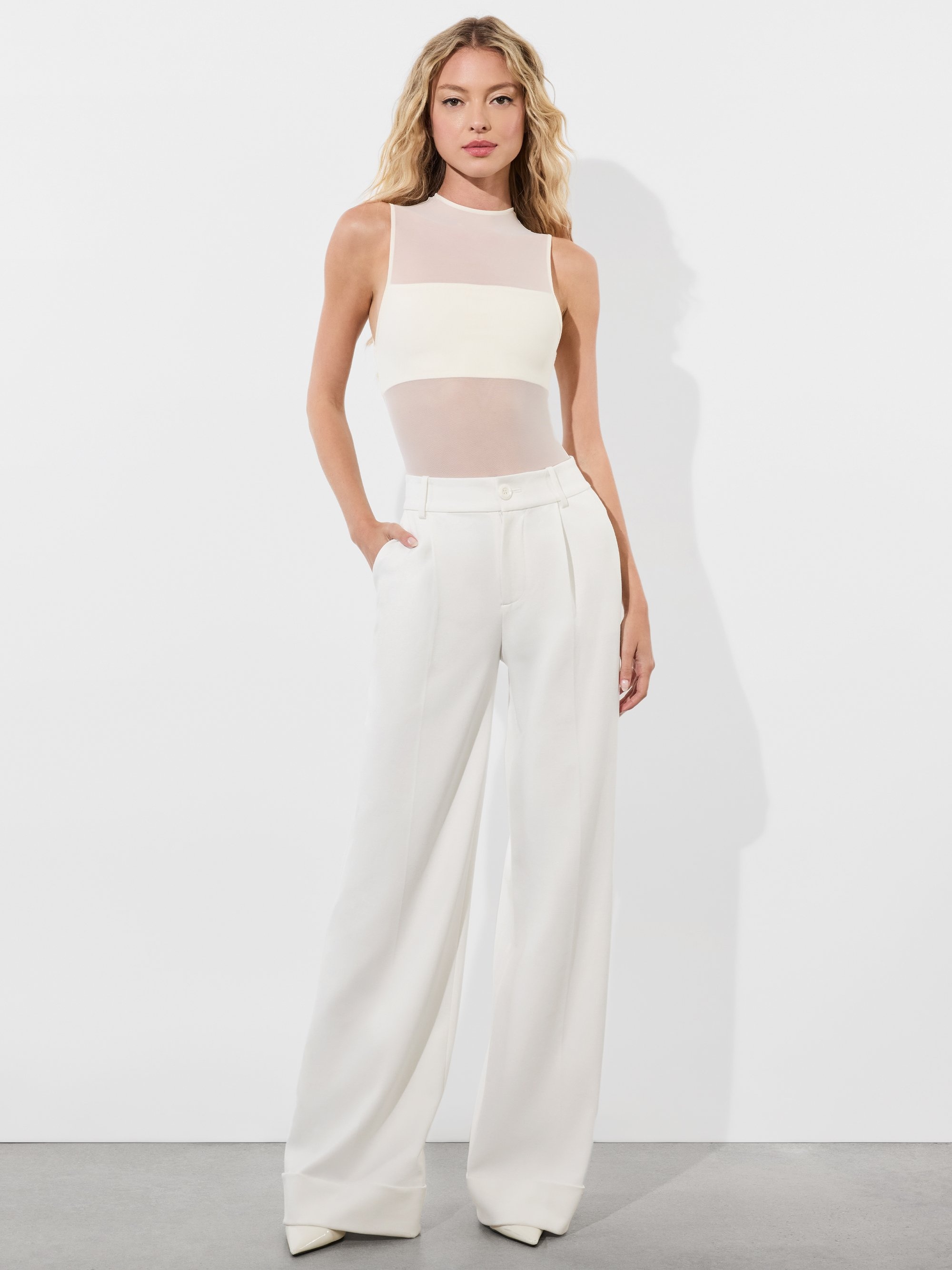 TOMASA HIGH RISE FULL LENGTH CUFF PANT - 6