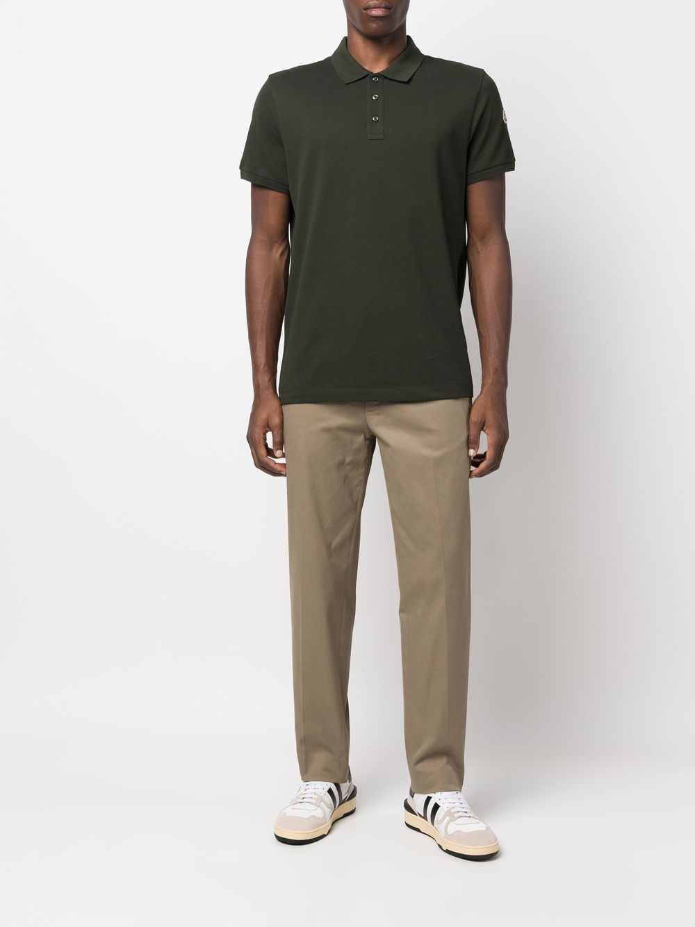 tapered-leg tailored chinos - 2