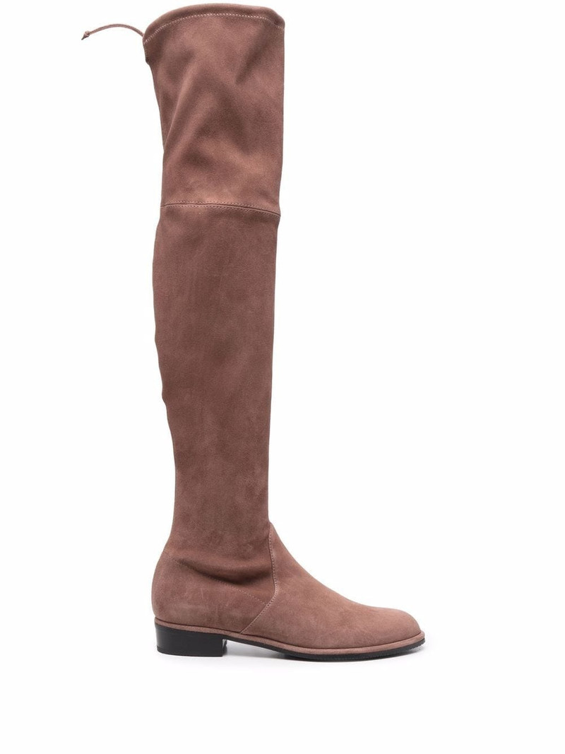 thigh-high fitted boots 1