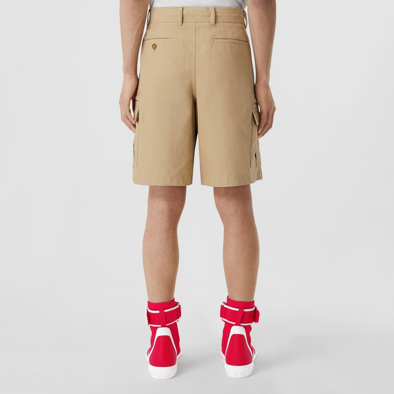 D-ring Detail Cotton Linen Shorts 4