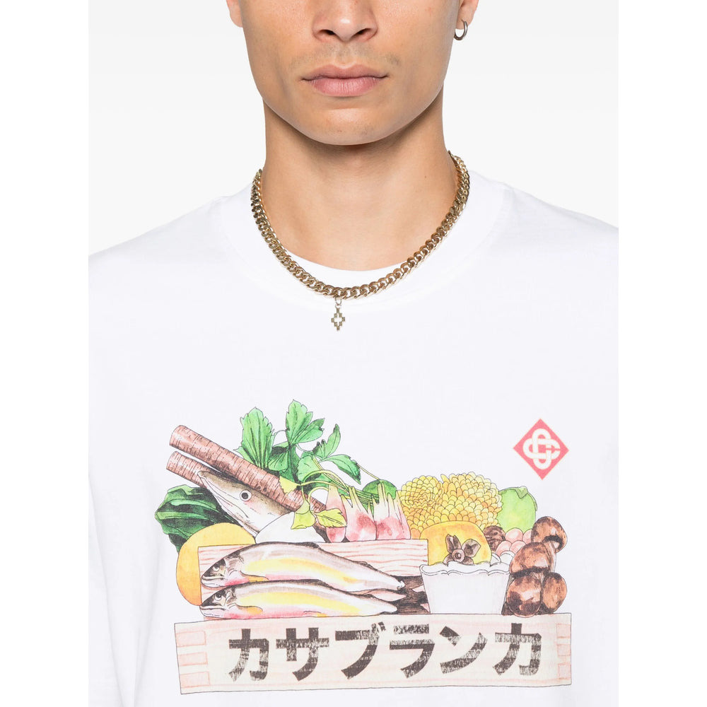 Casablanca White T-Shirts & Vests - T-Shirts Men - 3
