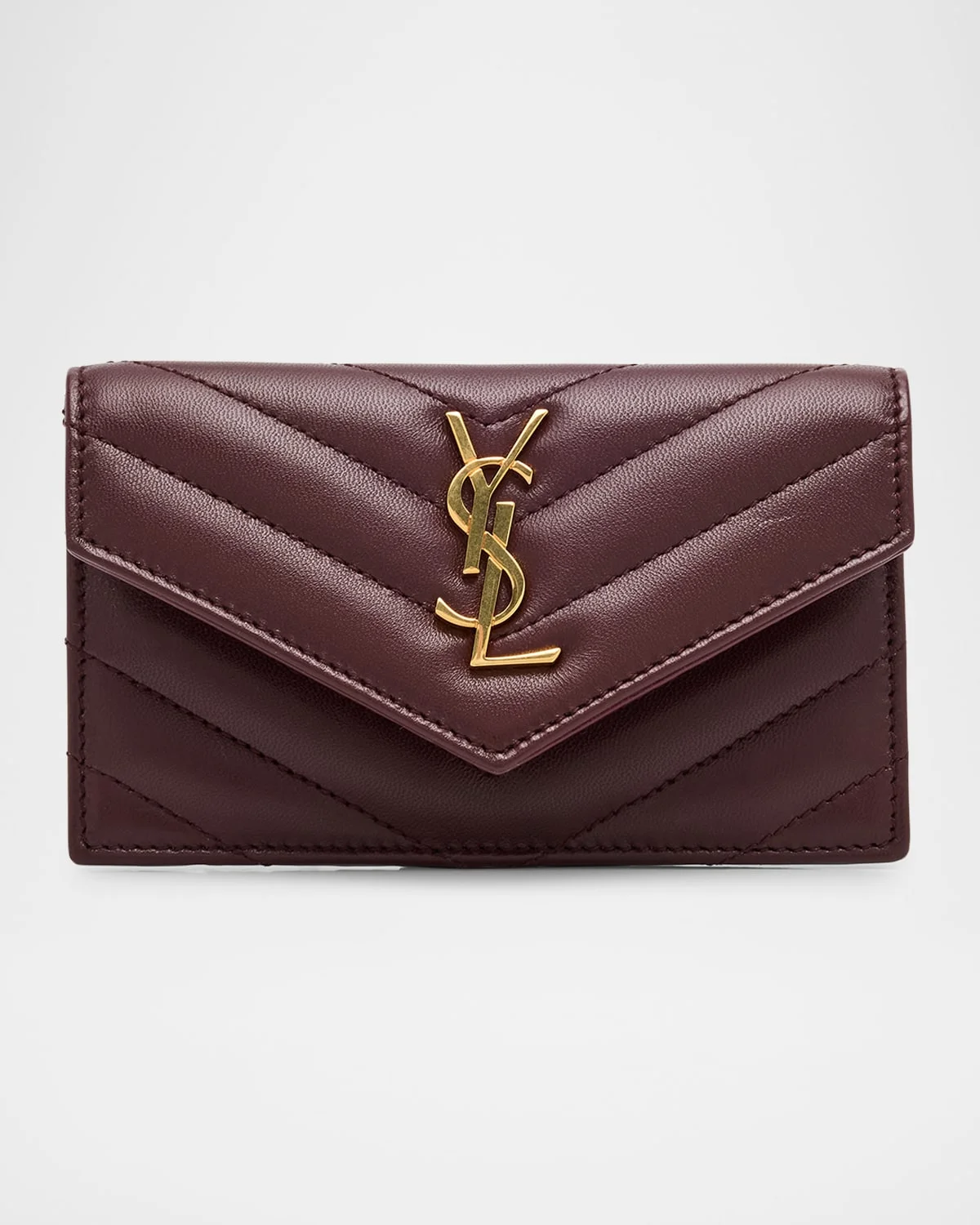 Cassandre YSL Quilted Leather Fragments Card Holder - 1