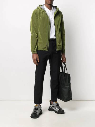 Herno hooded zipped windbreaker outlook