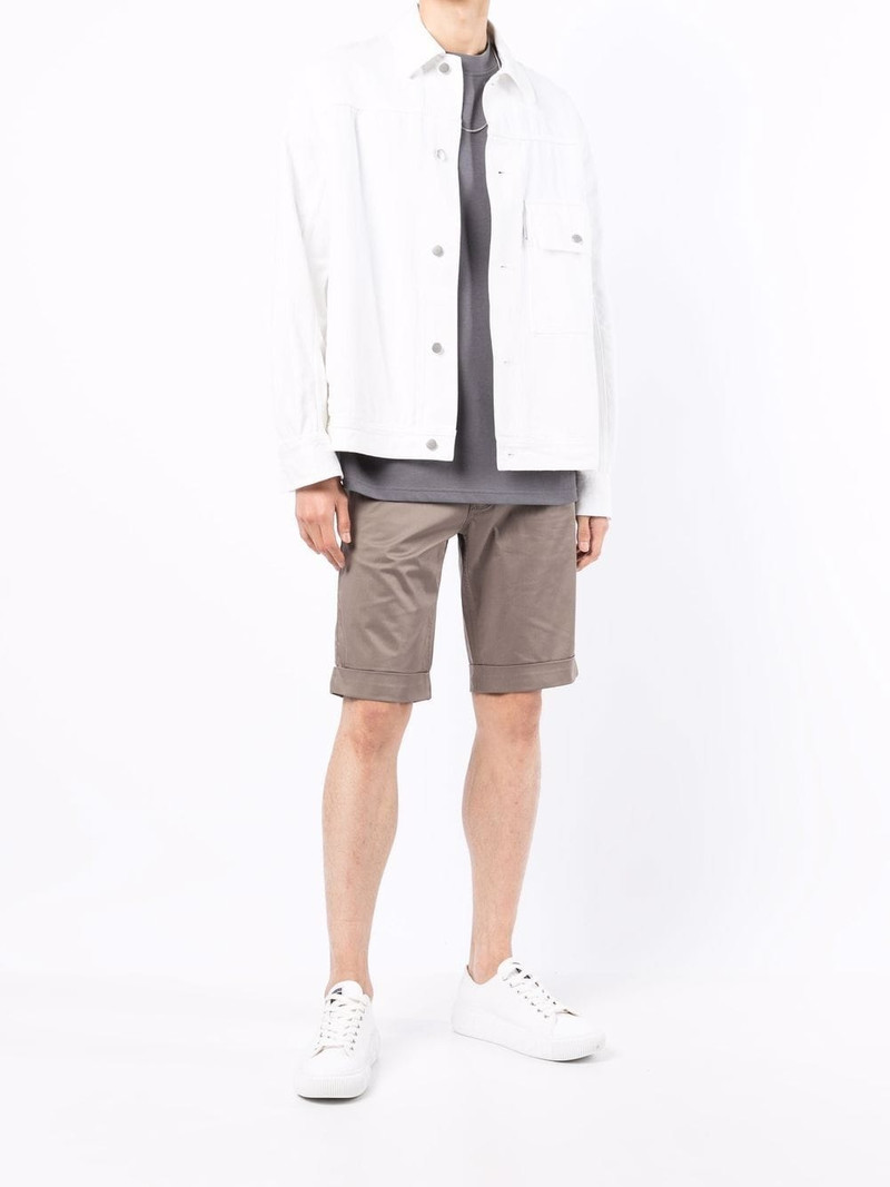 EMPORIO ARMANI mid-rise bermuda shorts outlook