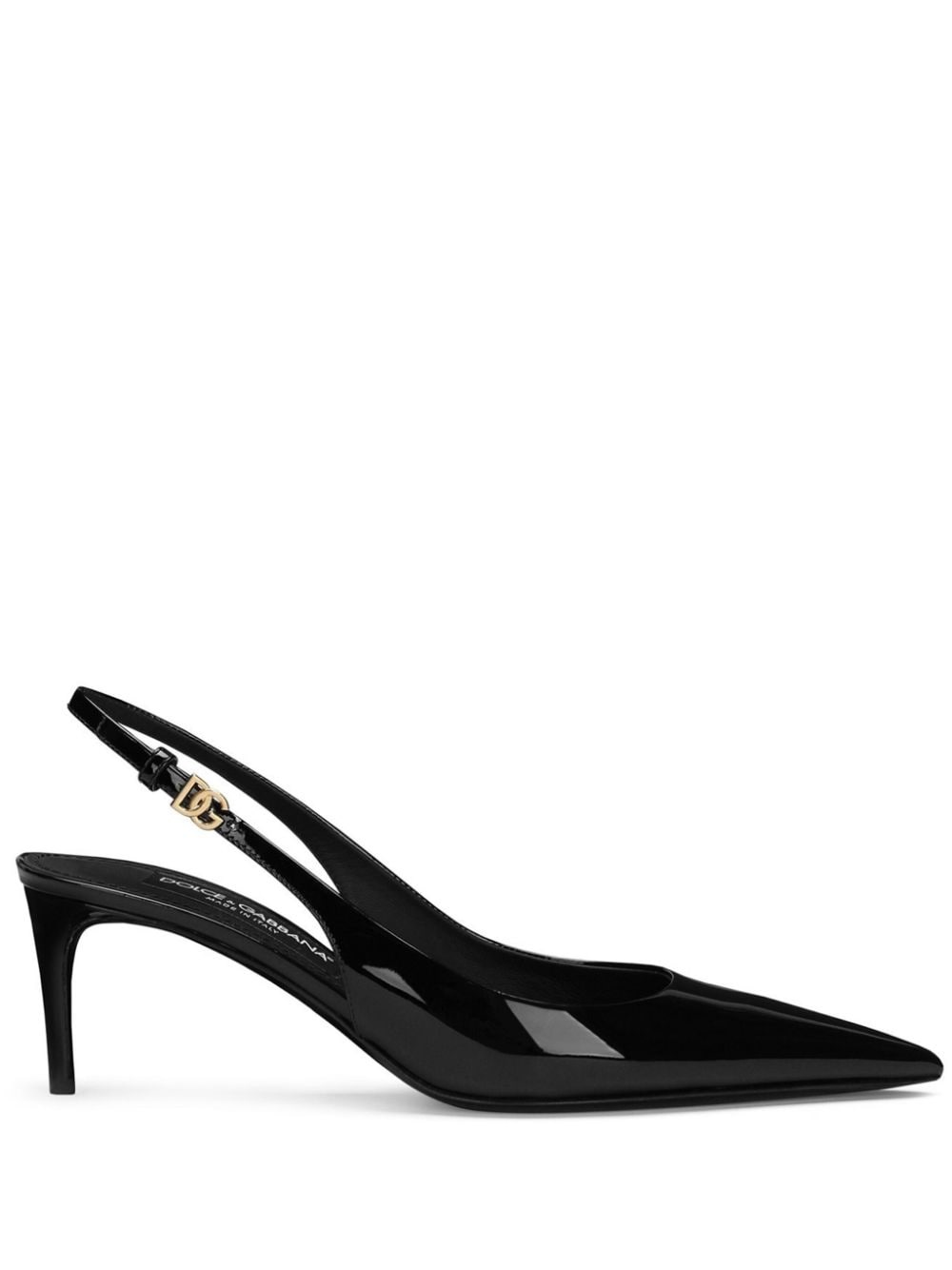 DG logo-buckle slingback pumps - 1