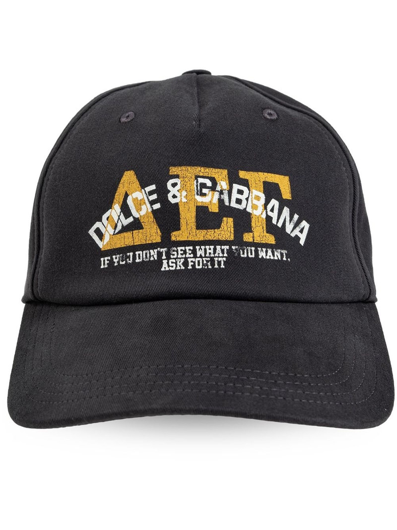 logo-print baseball cap 1