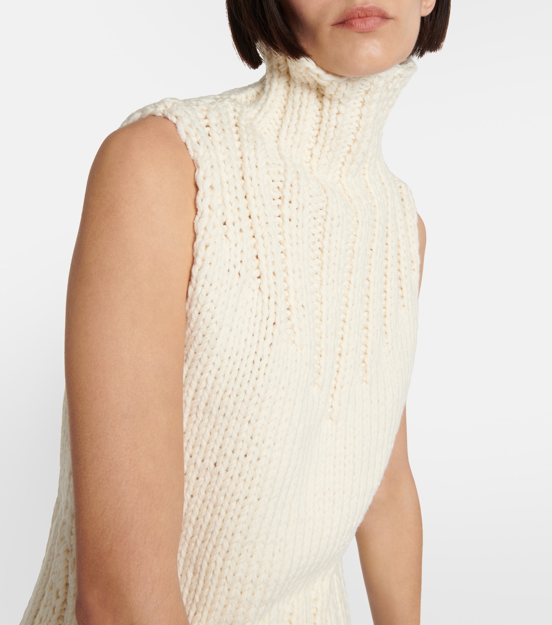 Turtleneck wool top - 4