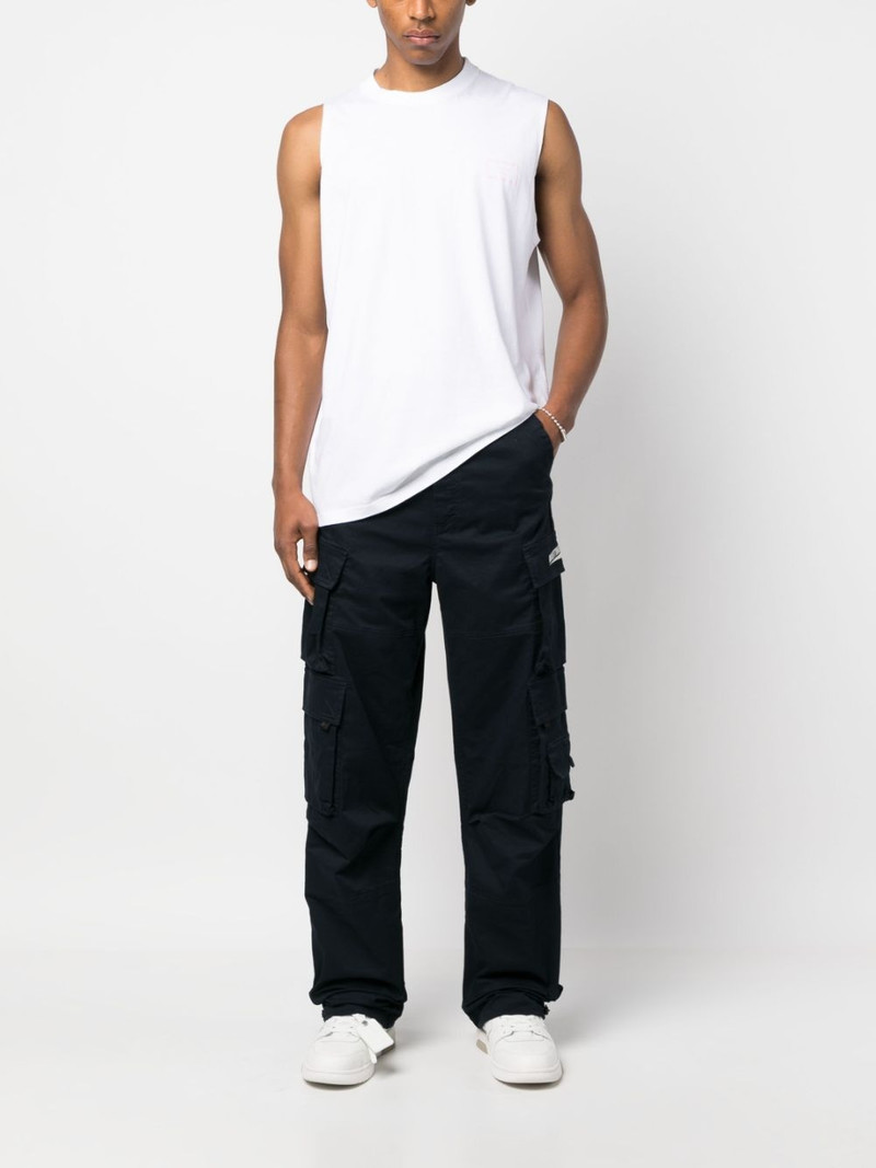 Martine Rose logo-embroidered cargo trousers outlook