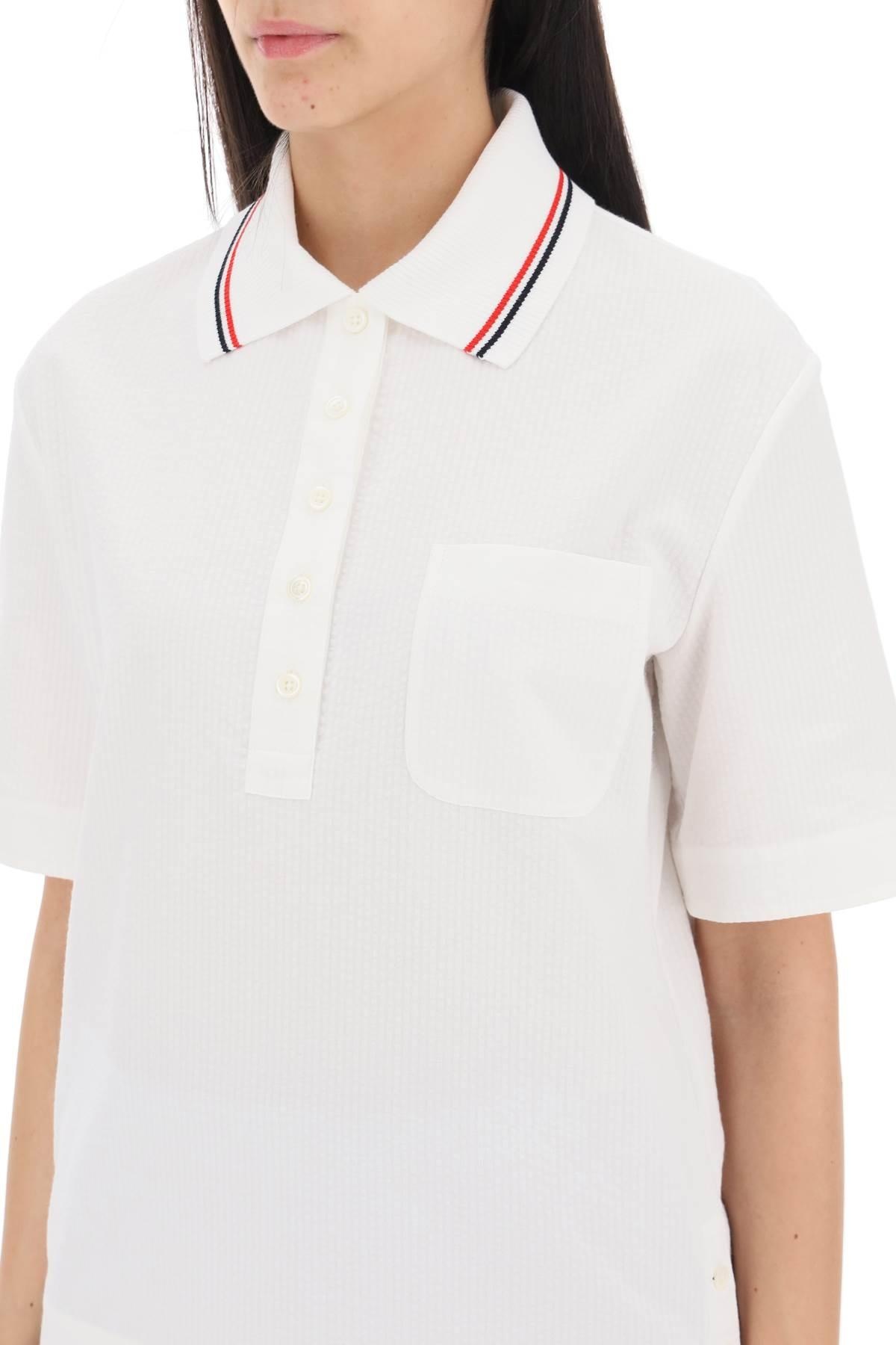 Seersucker polo shirt - 5