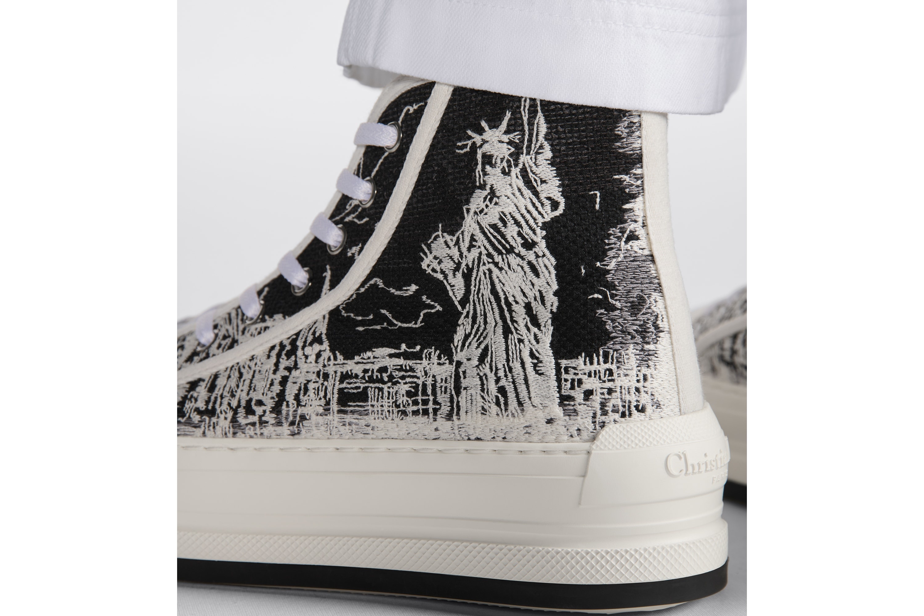 Walk'n'Dior High-Top Platform Sneaker - 4