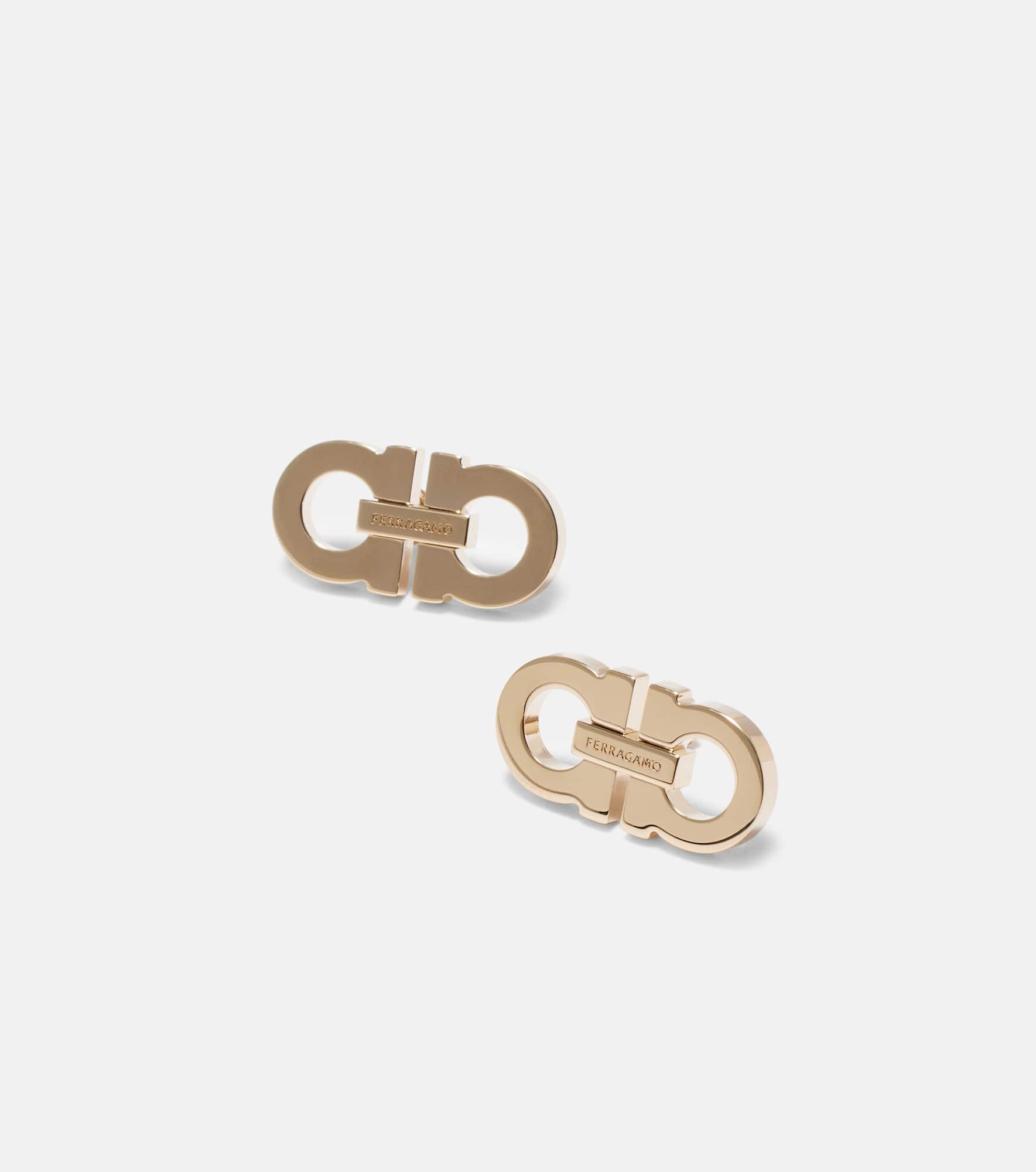 Gancini logo earrings - 4
