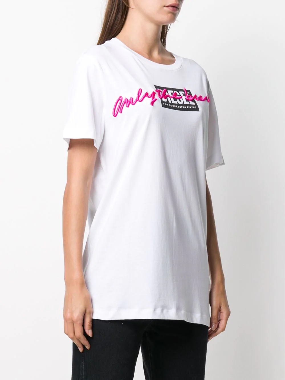 logo print short-sleeved T-shirt - 3