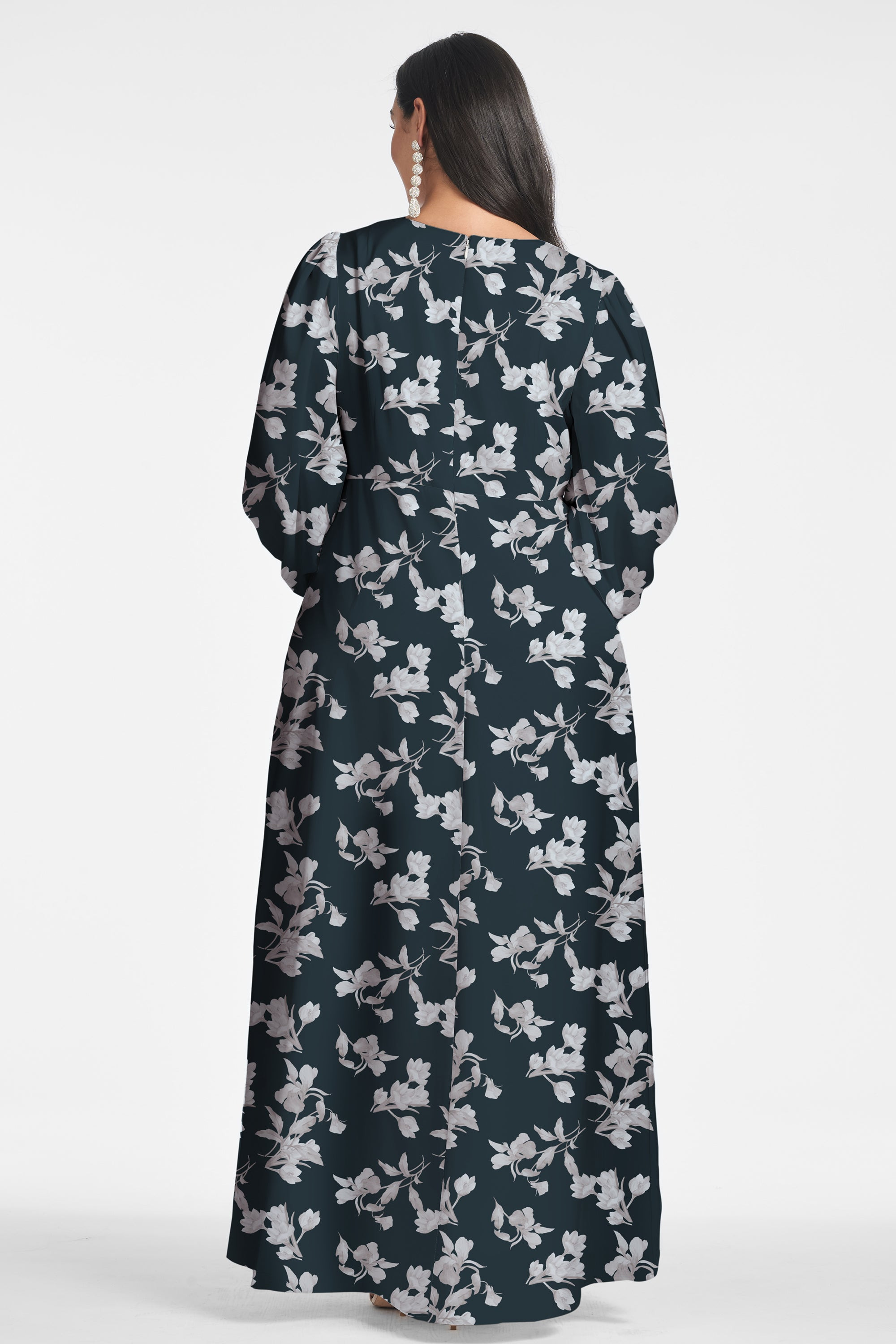 Jenny Gown - Navy Venetia Petal - 7