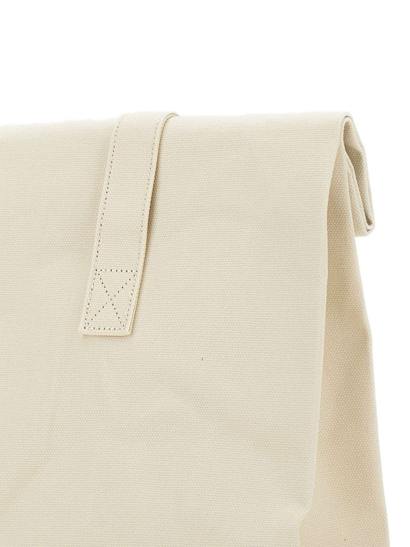 roll-top logo patch tote bag 5