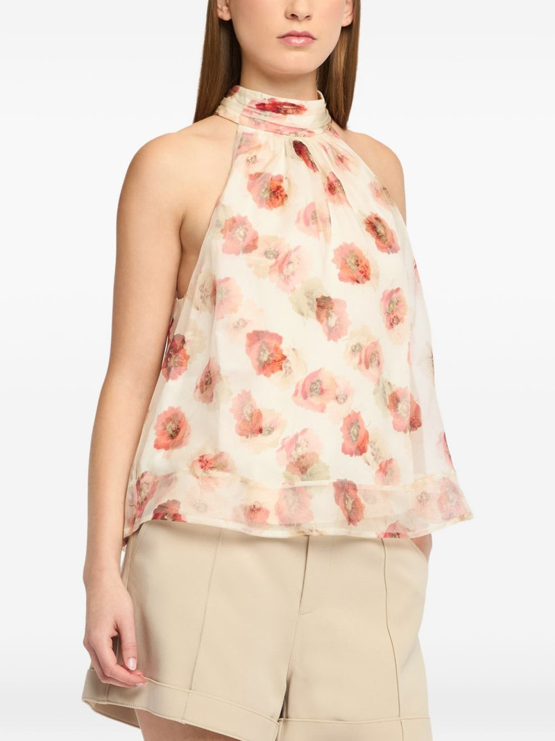 floral halterneck blouse 3