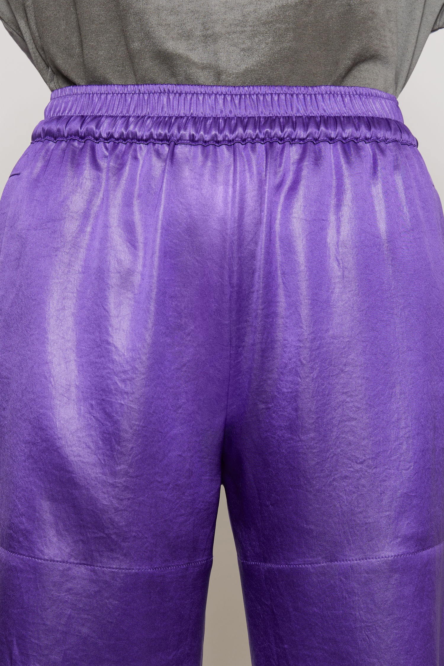 Satin shorts electric purple - 6