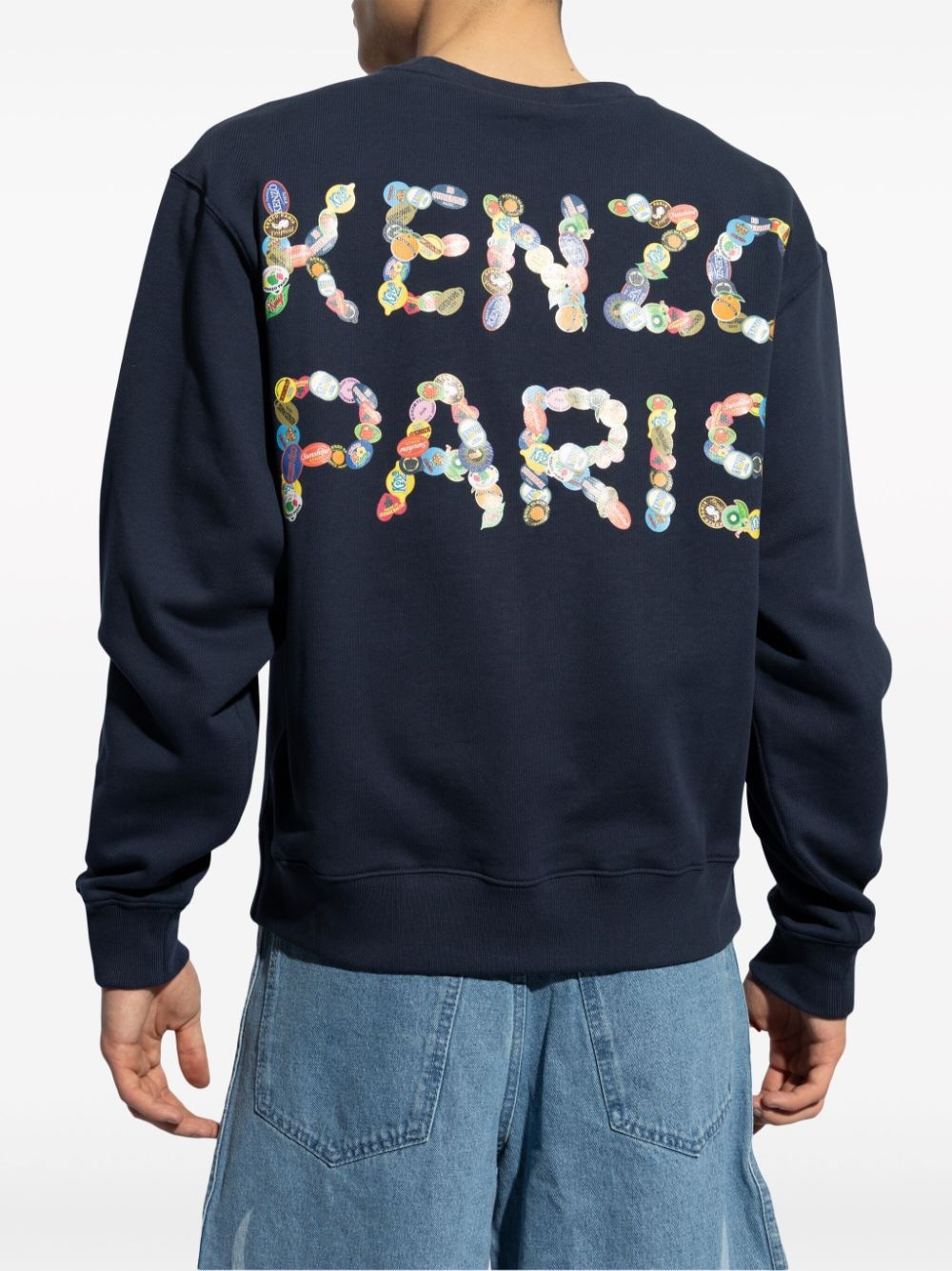 Fruit Stickers cotton sweatshirt - 4