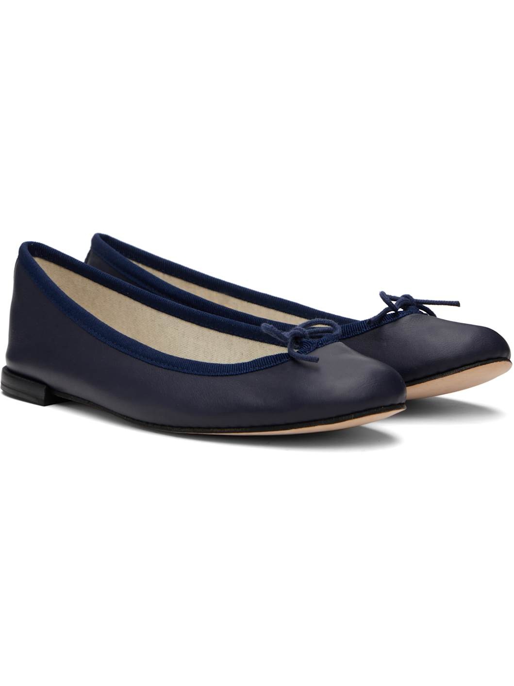 Navy Cendrillon Ballerina Flats - 4