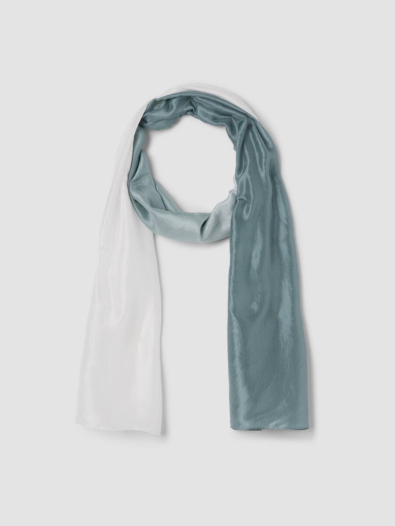 Hand-Dyed Organic Silk Scarf 1