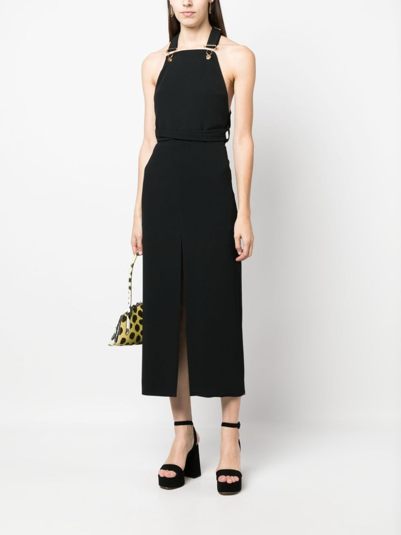 PATOU front-slit dungaree dress outlook