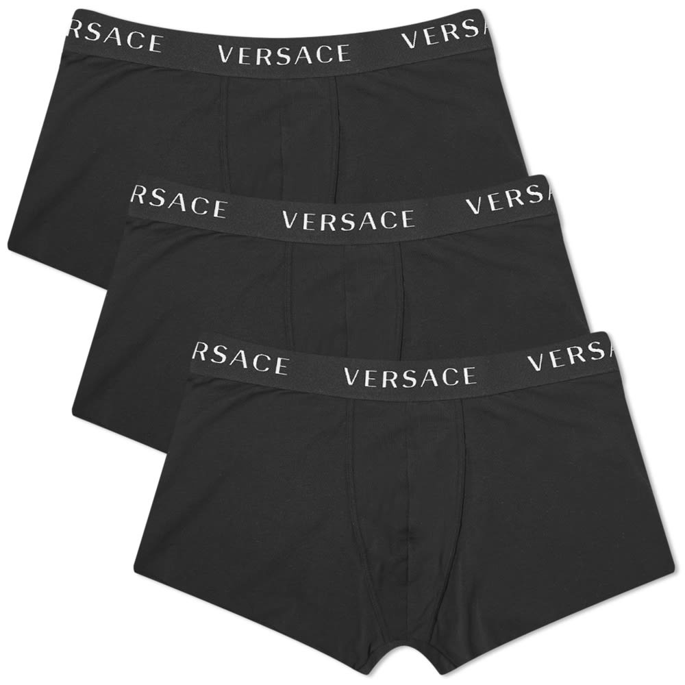 Versace Logo Waistband Boxer Trunk - 3 Pack - 1