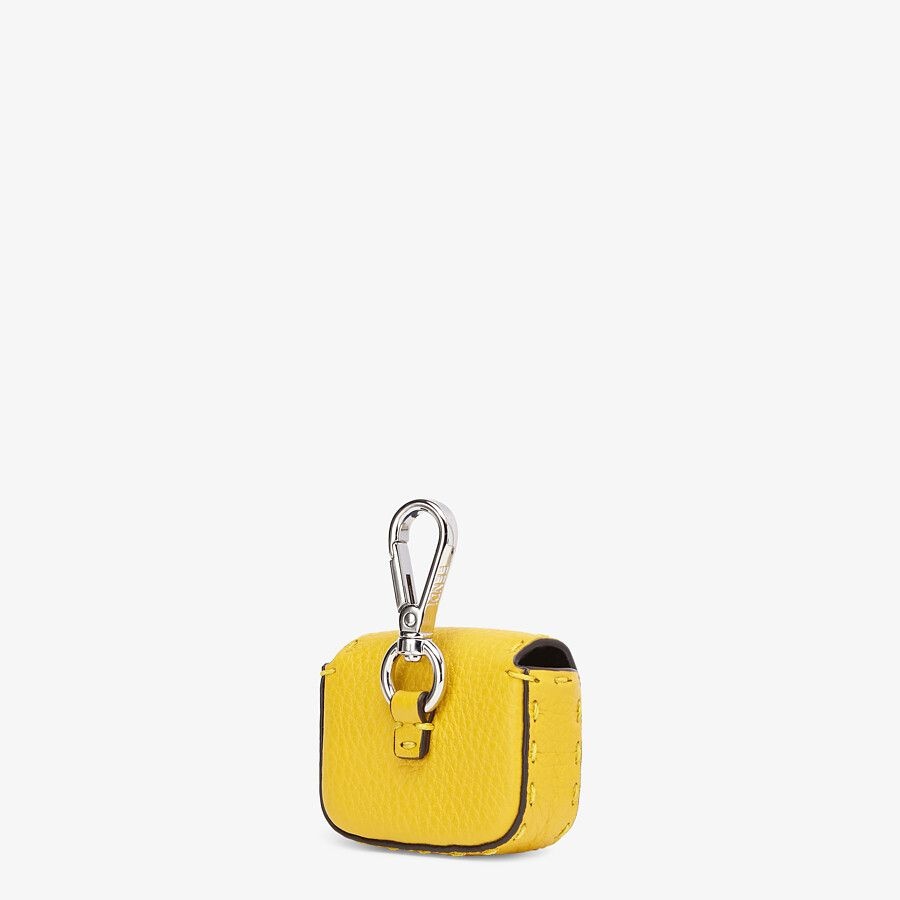 Yellow leather cover - 2