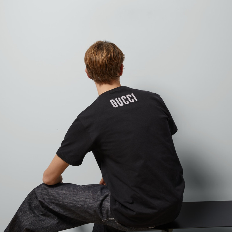 Cotton jersey printed T-shirt 6