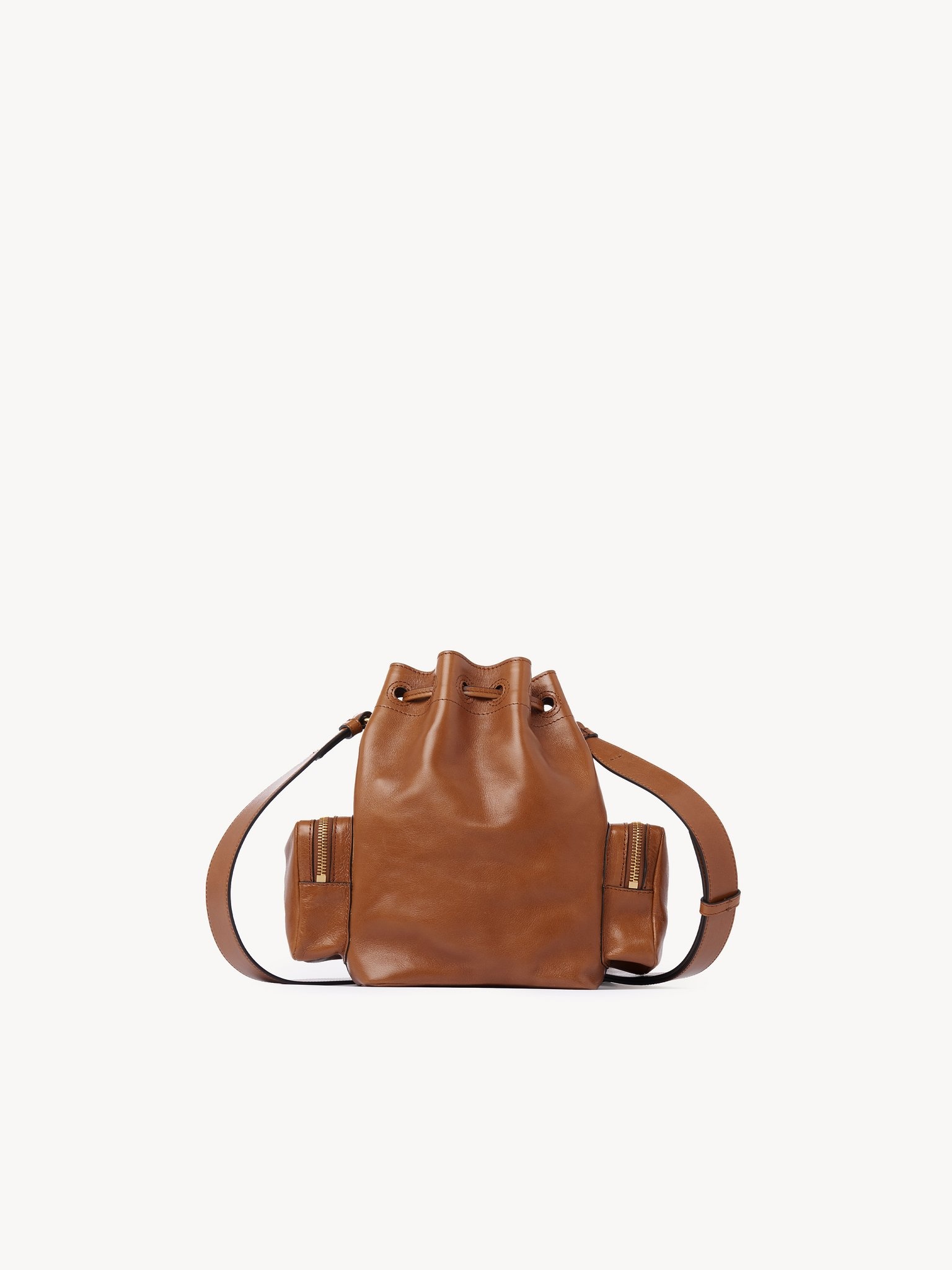 CAMERA BUCKET BAG IN SHINY LEATHER - 4