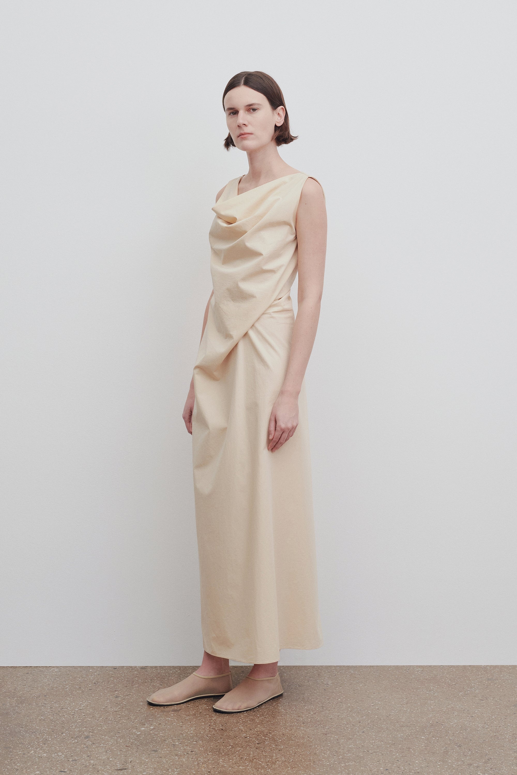 【関税・送料込み】The Row Bamaris コットンドレス Bamaris Cotton Dress – La Garçonne