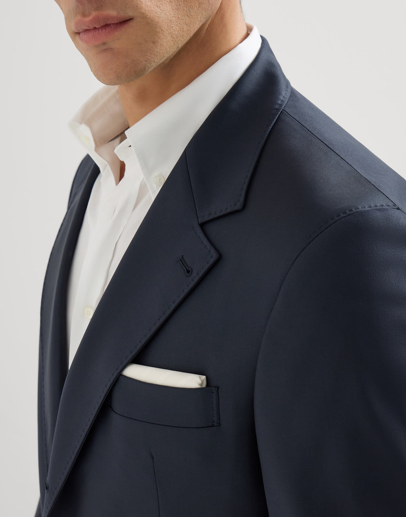 Super 150s virgin wool four season batavia twill blazer 4
