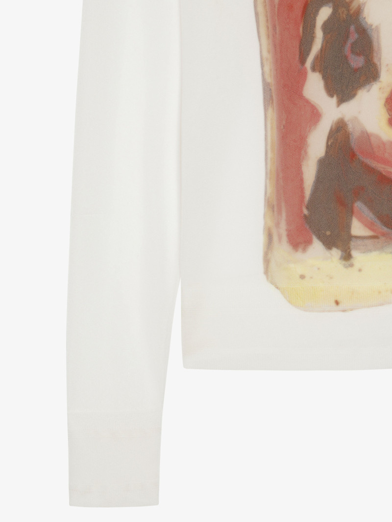 SWEATER IN TRANSPARENT NYLON WITH CERAMIC PRINT 5