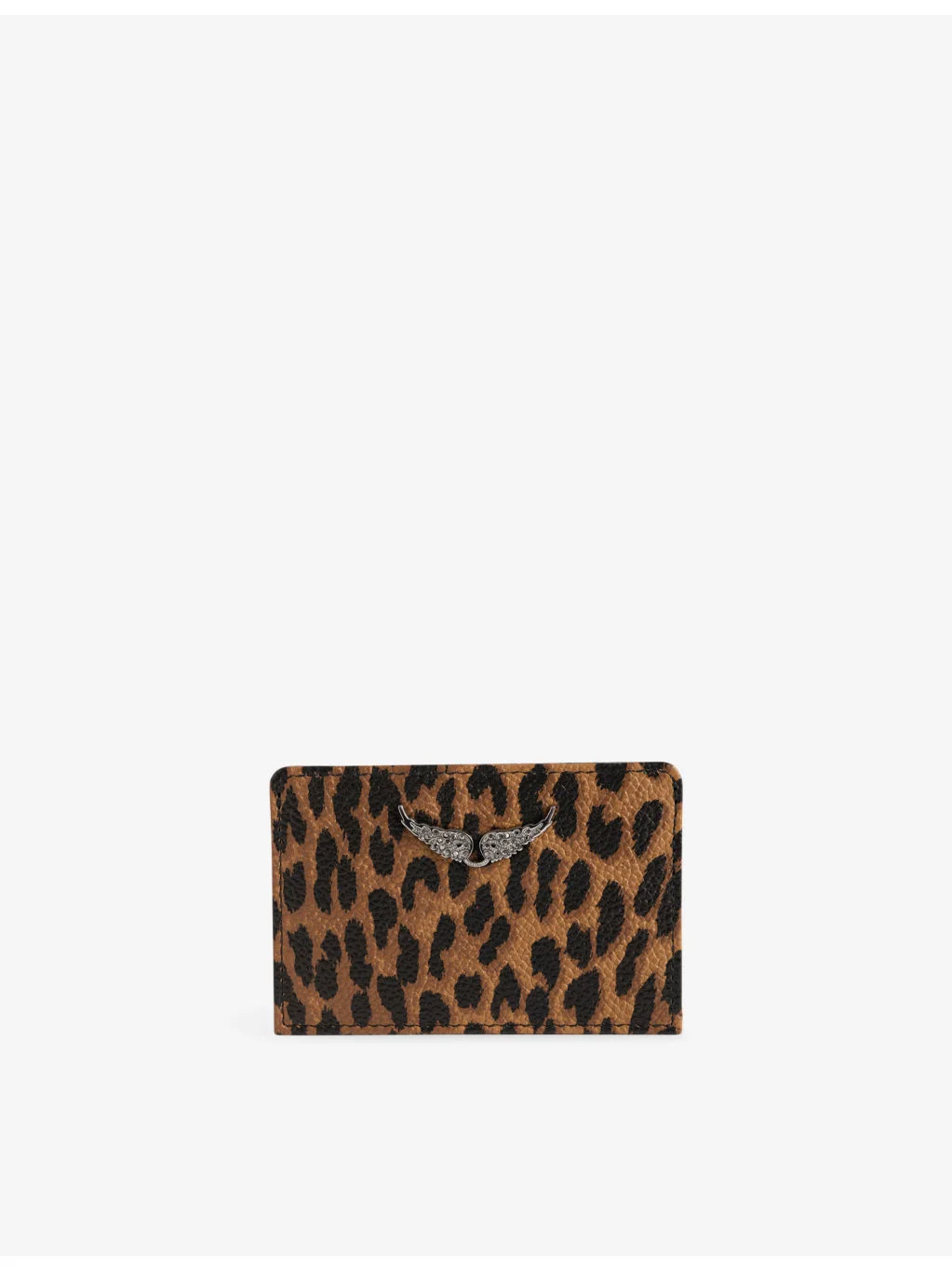ZV Leopard Leather Pass Holder - 1
