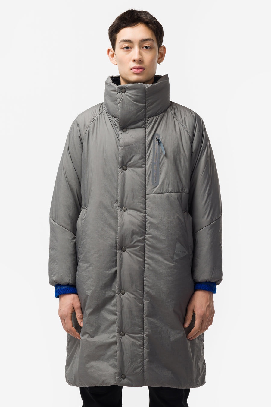 and Wander PRIMALOFT Rip Coat in Grey | REVERSIBLE