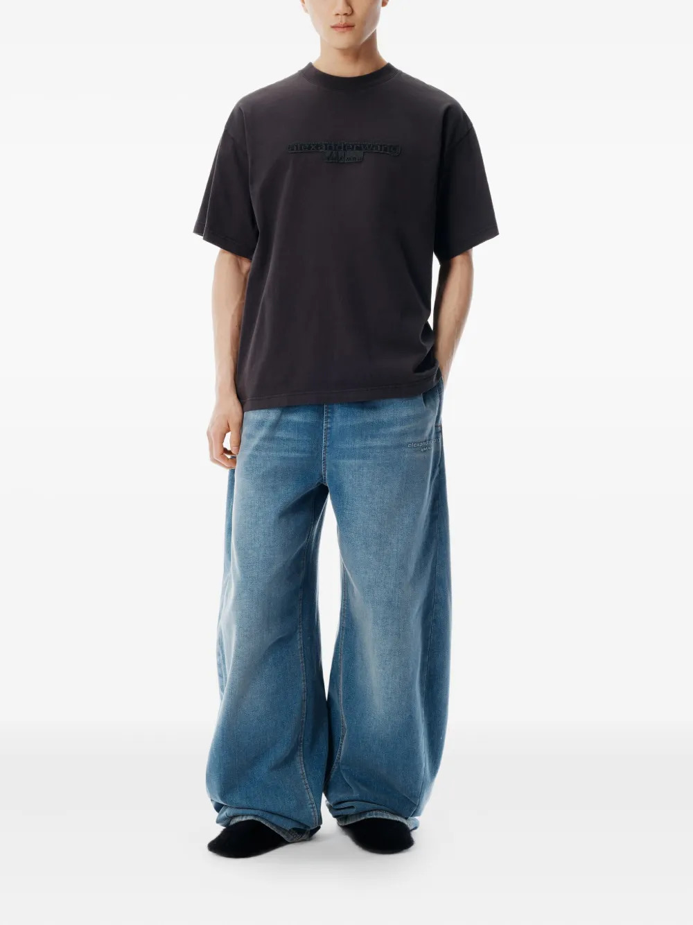 ALEXANDER WANG - Unisex Short Sleeve Logo T-Shirt - 2