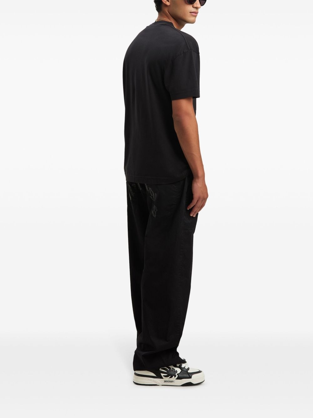 logo-print trousers - 2