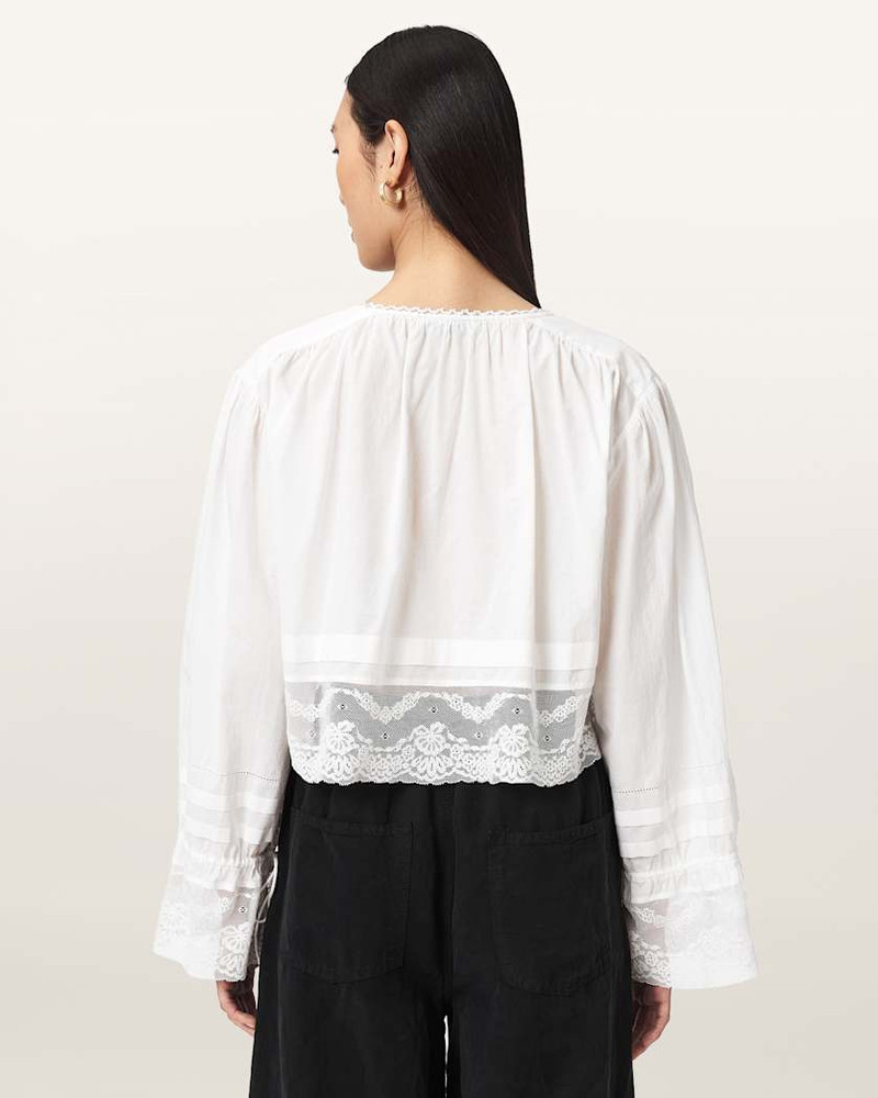 COLETTE CROPPED LACE TOP 8