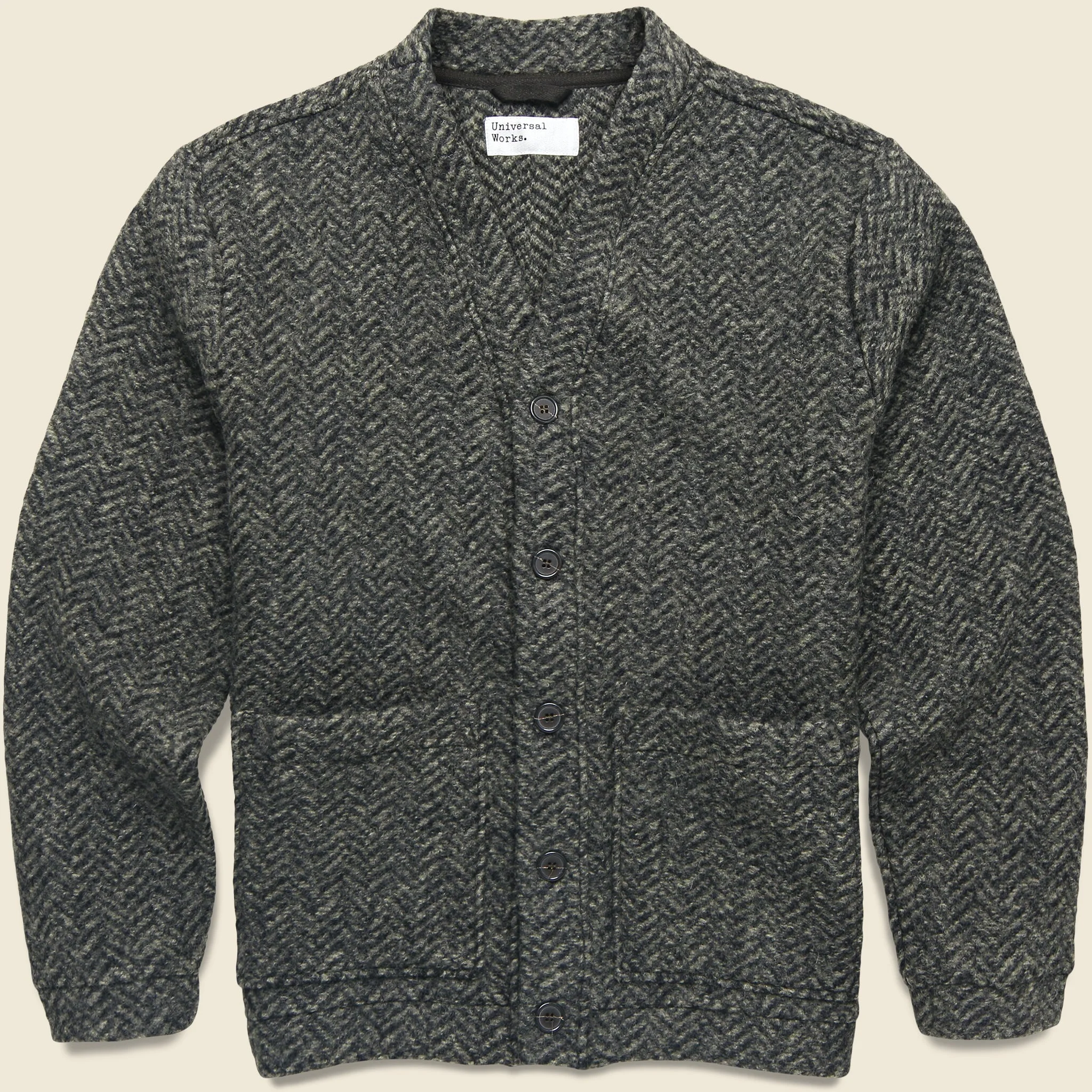 Raven Fleece Advance Cardigan - Olive - 1