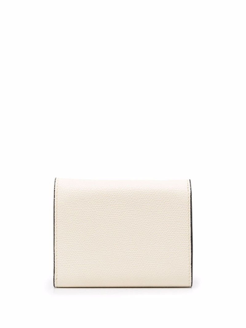 Valextra two-tone leather billfold wallet outlook