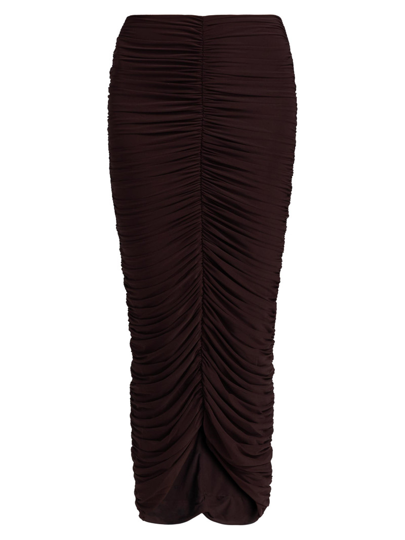 Women's Marlo Ruched Skirt - Espresso 1