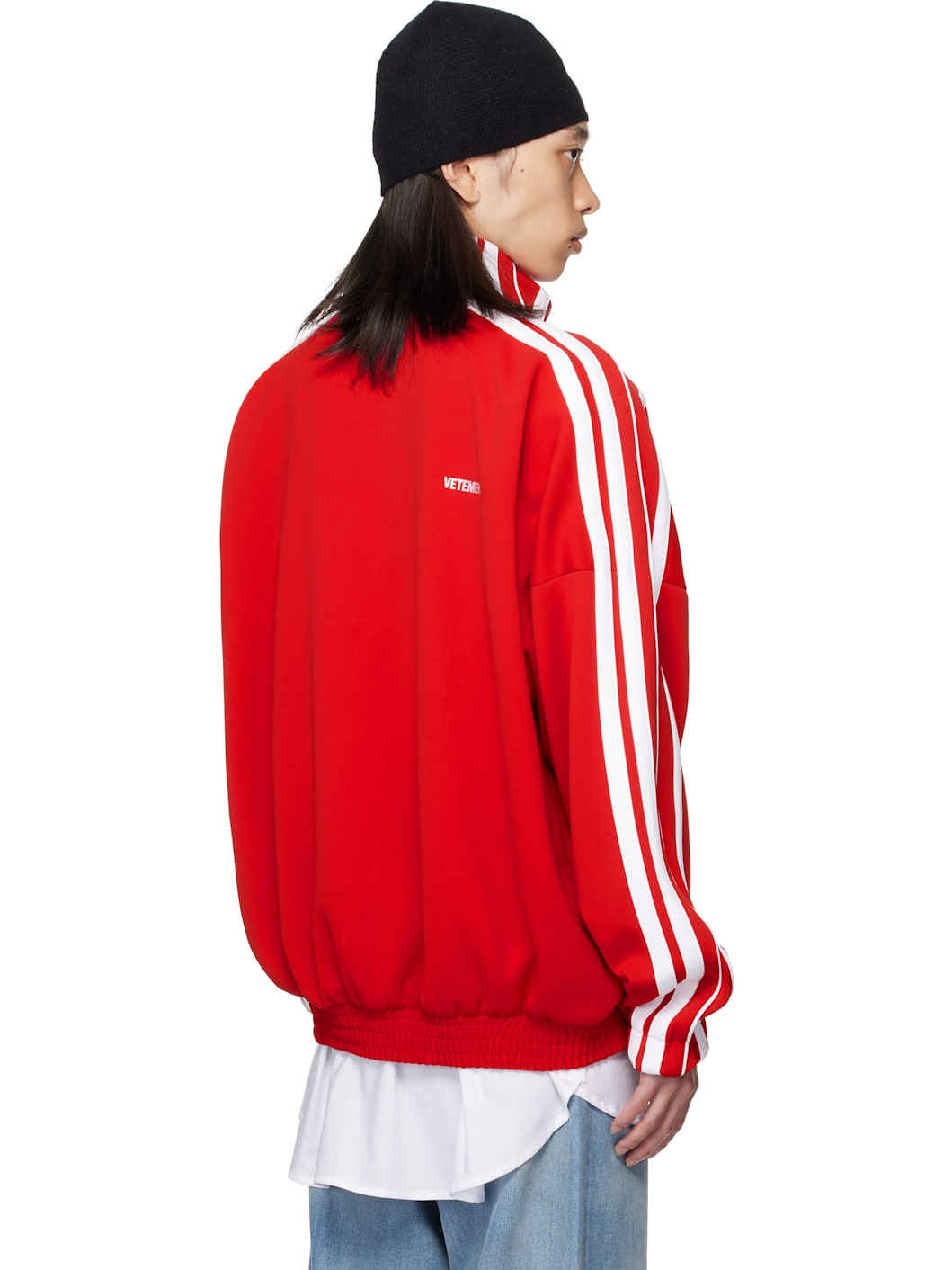 Red Gym Track Jacket - 3