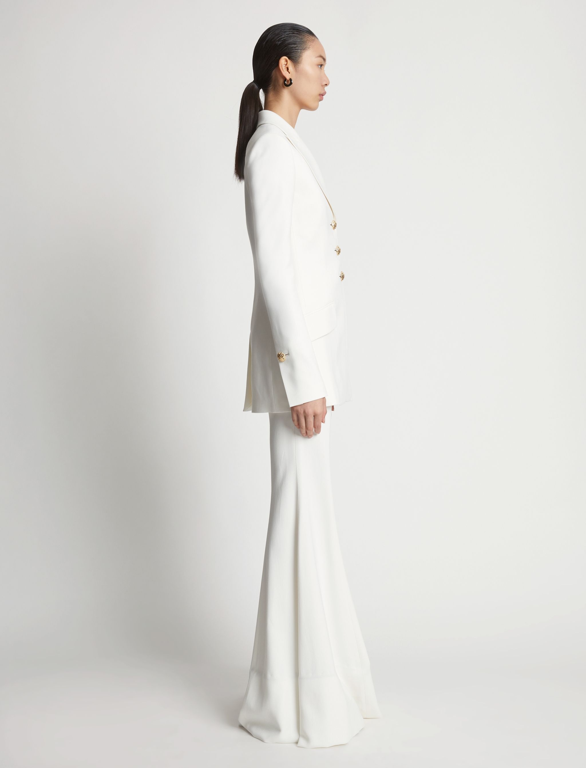 Viscose Suiting Tuxedo Jacket - 4