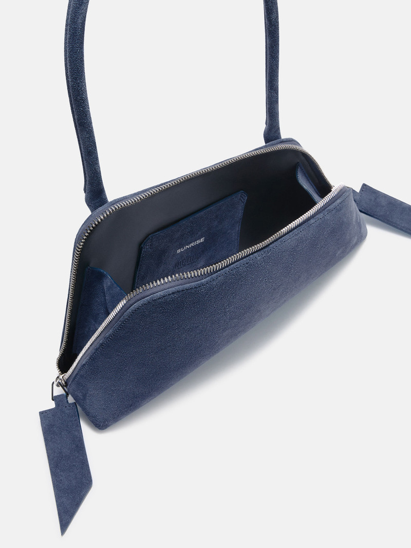 THE ATTICO ''SUNRISE'' SAPPHIRE BLUE SHOULDER BAG outlook