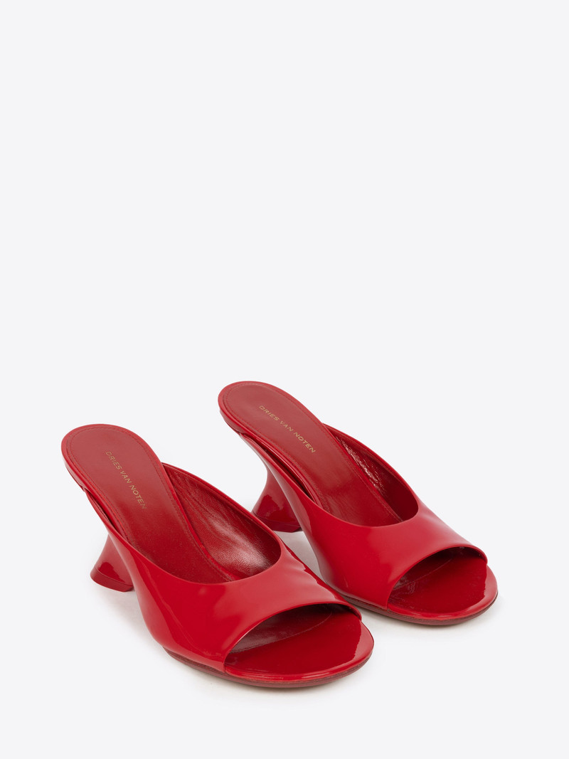 OPEN-TOE LEATHER MULES 3