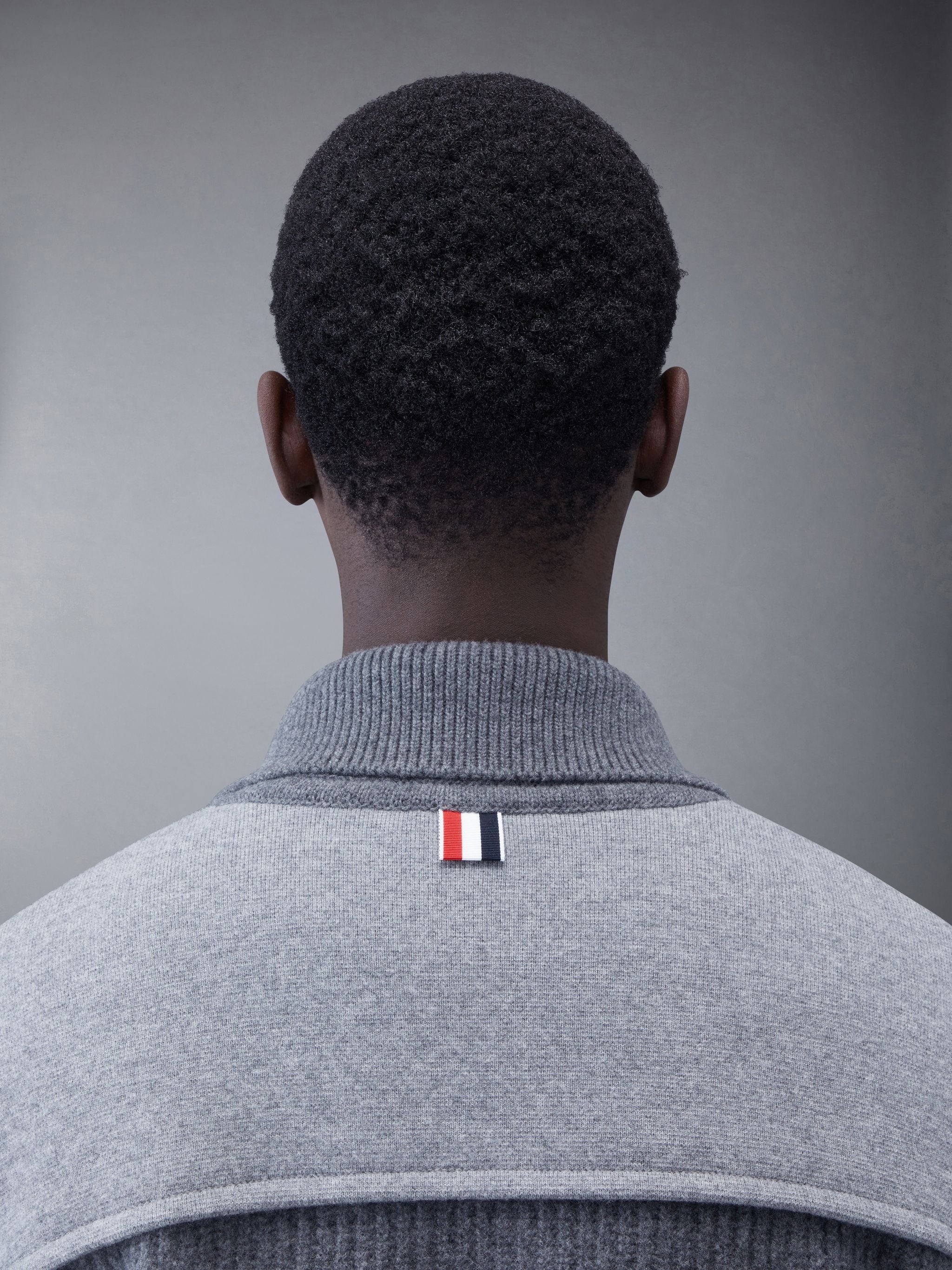 Thom Browne Fun-Mix Boiled Wool Stripe Workman's Jacket