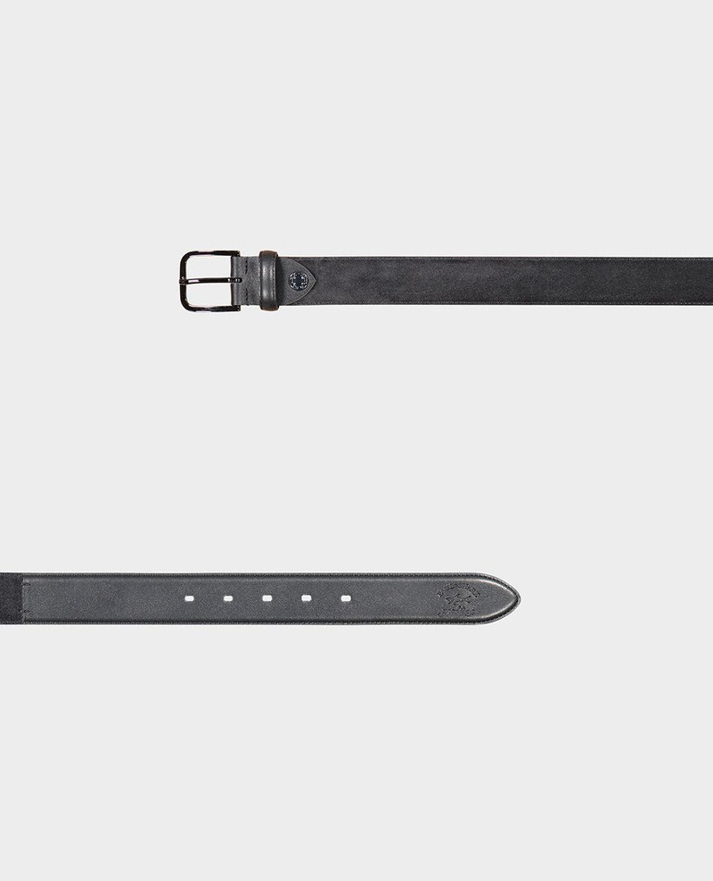 Paul & Shark Leather trimmed nubuck Belt outlook