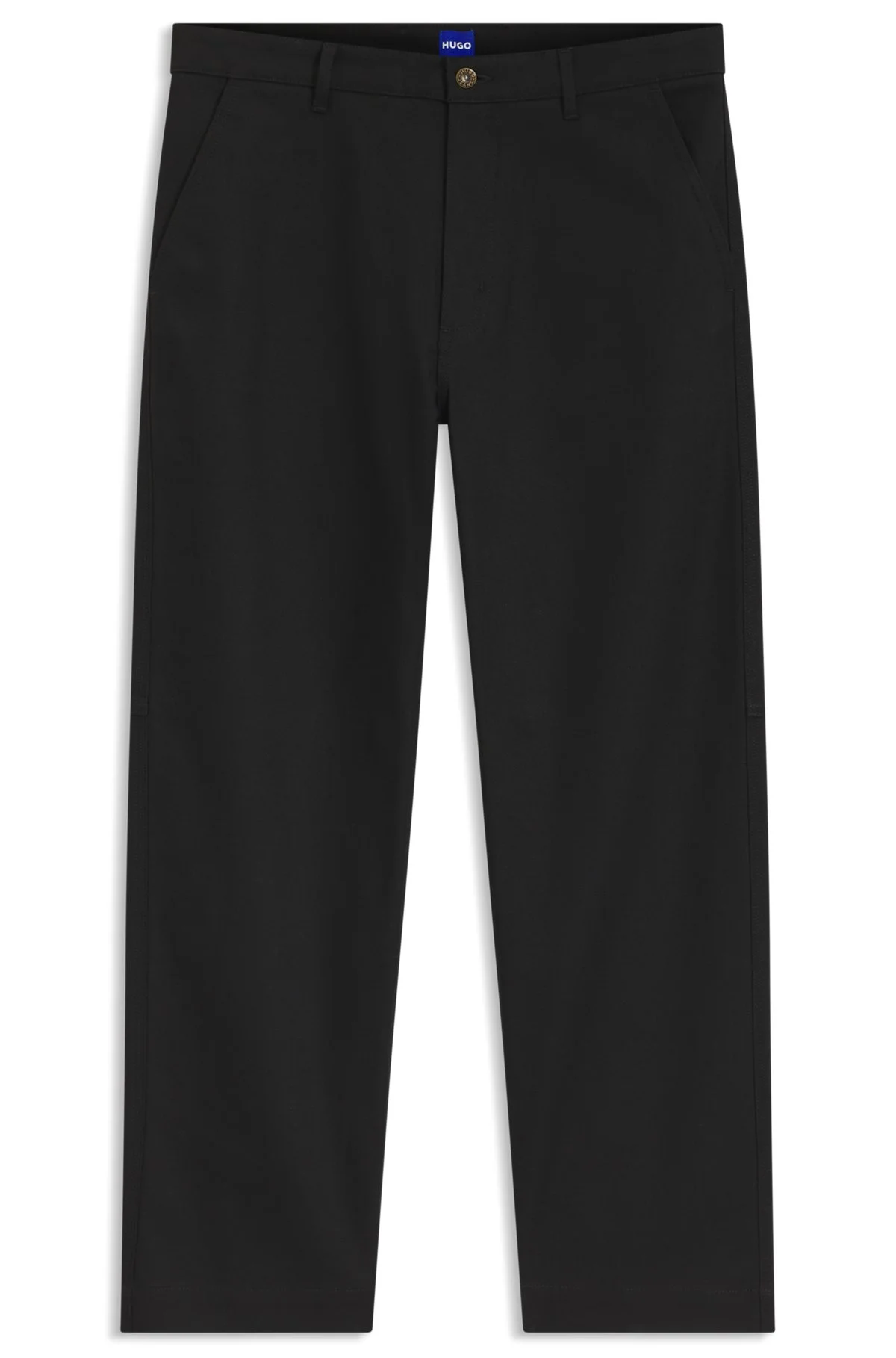BAGGY-FIT TROUSERS IN STRETCH-COTTON CANVAS - 1