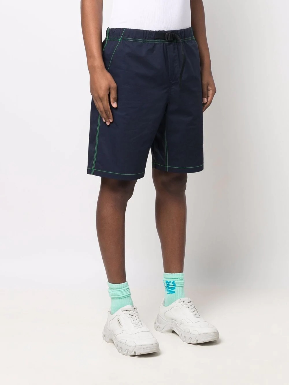 logo-print sports shorts - 3