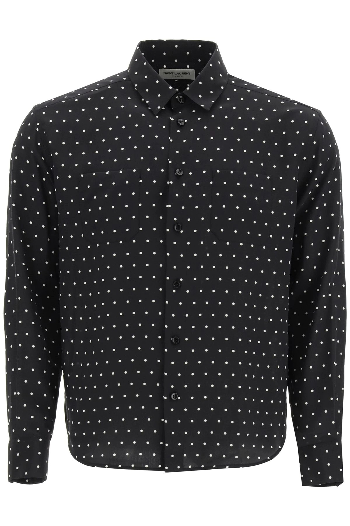 POLKA DOT SILK SHIRT - 1