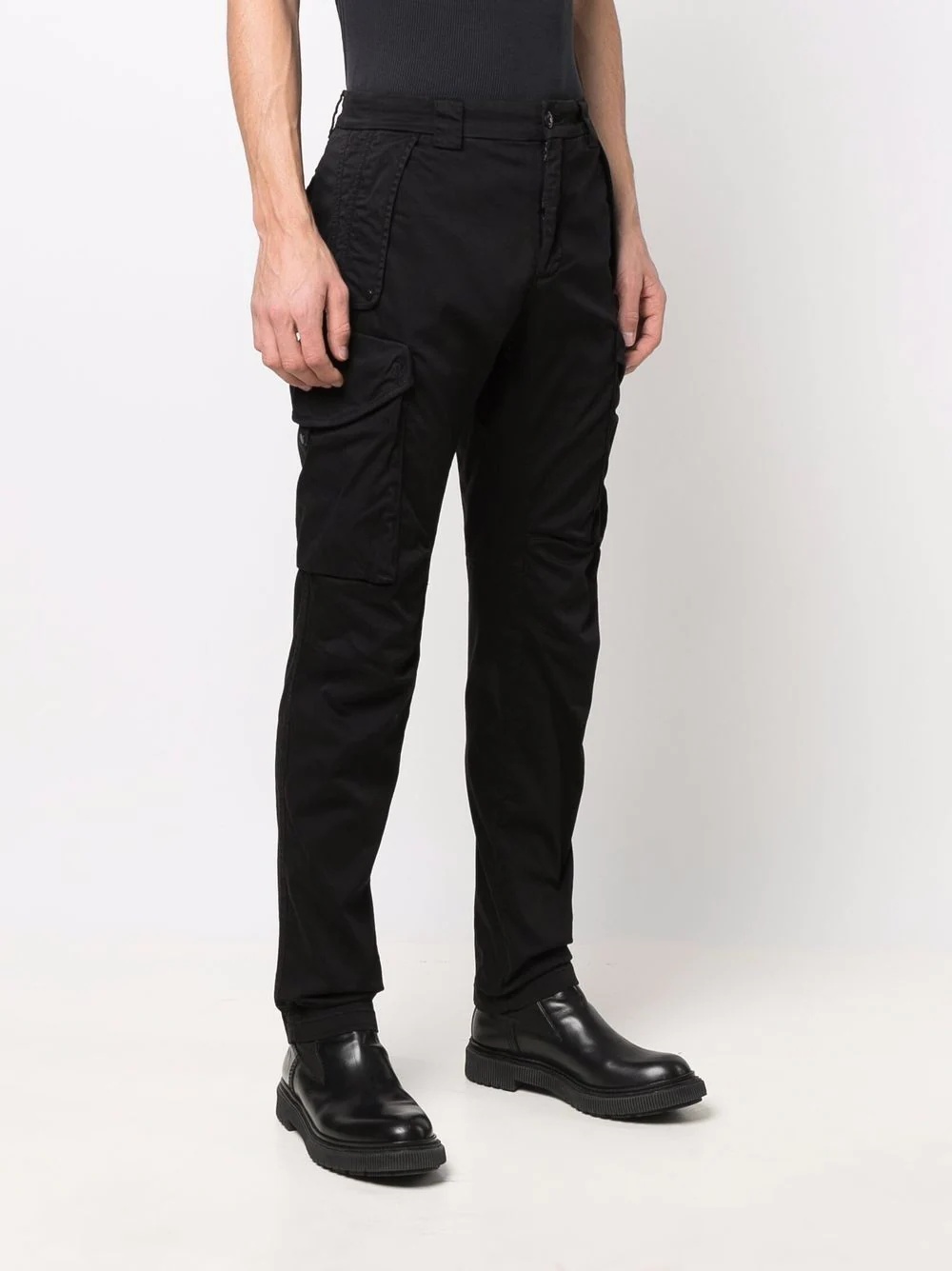 lens detail cargo trousers - 3